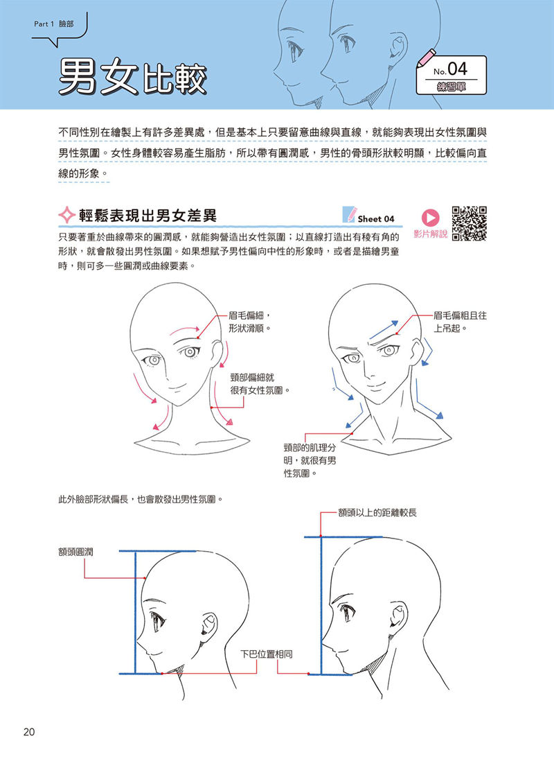 [漫画教程][日文+繁体中文]日本绘师到我家 跟着影片画 解锁人物卡关 附带特典+视频[146P]