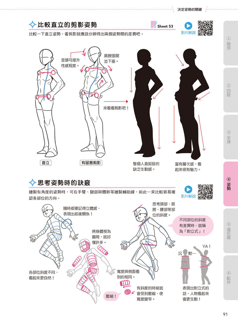 [漫画教程][日文+繁体中文]日本绘师到我家 跟着影片画 解锁人物卡关 附带特典+视频[146P]