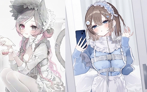 [会员][たまふ りん(tamafu rin)]Pixiv+instagram+推特图片包[355P]