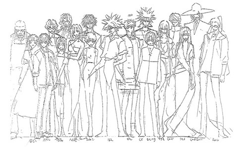 [线稿集]闪灵二人组 动画资料设定线稿集[167P]