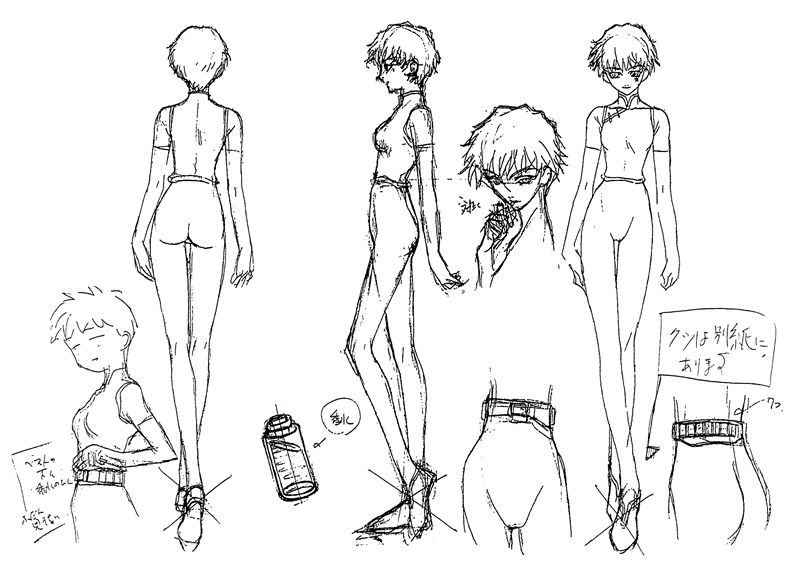 [线稿集]闪灵二人组 动画资料设定线稿集[167P]