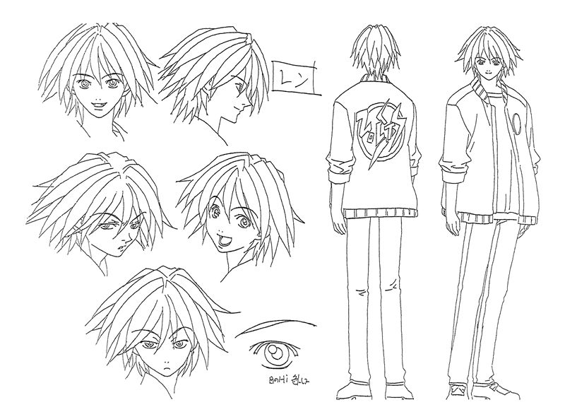 [线稿集]闪灵二人组 动画资料设定线稿集[167P]