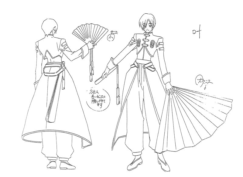 [线稿集]闪灵二人组 动画资料设定线稿集[167P]