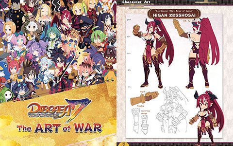 [会员][画集][原田たけひと]Disgaea 7 Vows of the Virtueless - The Art of War[26P]