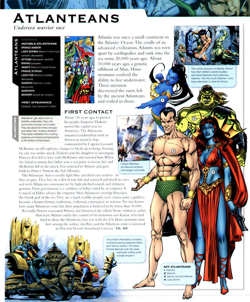 [画集]The Marvel Comics Encyclopedia[363P]