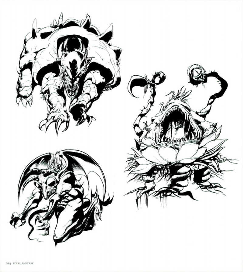 [会员][画集][天野喜孝]The Sky The Art of Final Fantasy vol.01~03[582P]