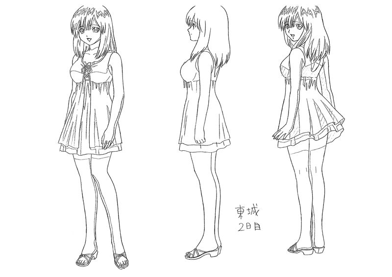 [线稿集]草莓百分百 动画资料设定线稿集[124P]