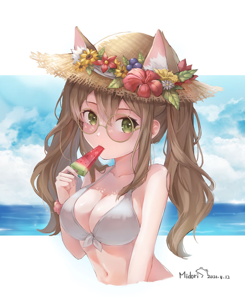 [画师推荐][米豆綠Midori(Midori_fufu)]Pixiv+instagram+推特图片包[537P]