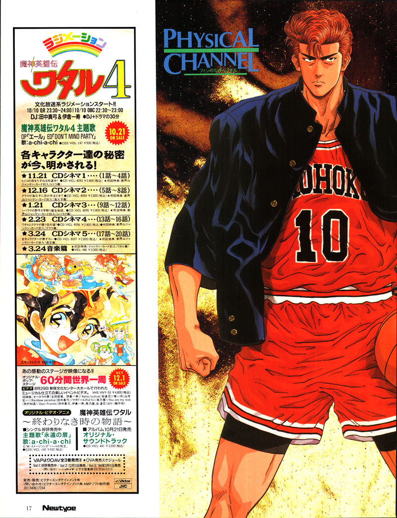 [会员][画集]ニュータイプ 1993年11月号[192P]