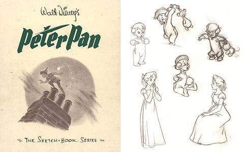 [会员][画集]Peter Pan The Sketchbook Series[74P]