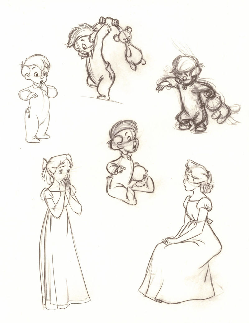 [会员][画集]Peter Pan The Sketchbook Series[74P]
