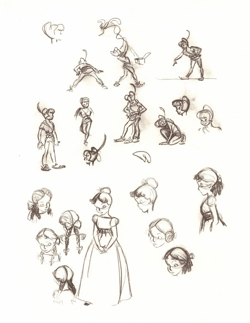 [会员][画集]Peter Pan The Sketchbook Series[74P]