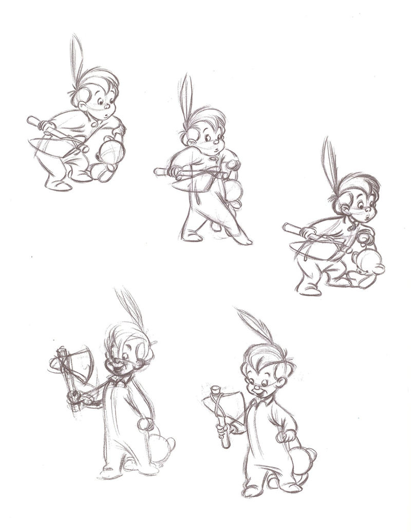 [会员][画集]Peter Pan The Sketchbook Series[74P]