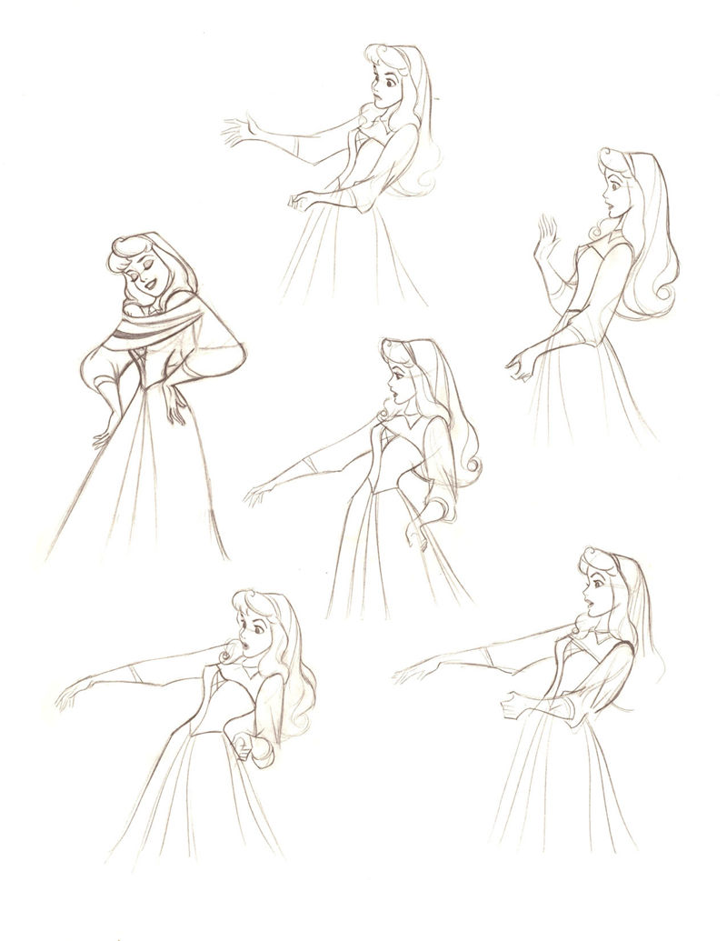 [会员][画集]Sleeping Beauty The Sketchbooks Series[75P]