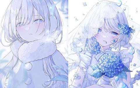 [会员][しおらて(oirano_latte)]Pixiv+bluesky+instagram+推特图片包[56P]