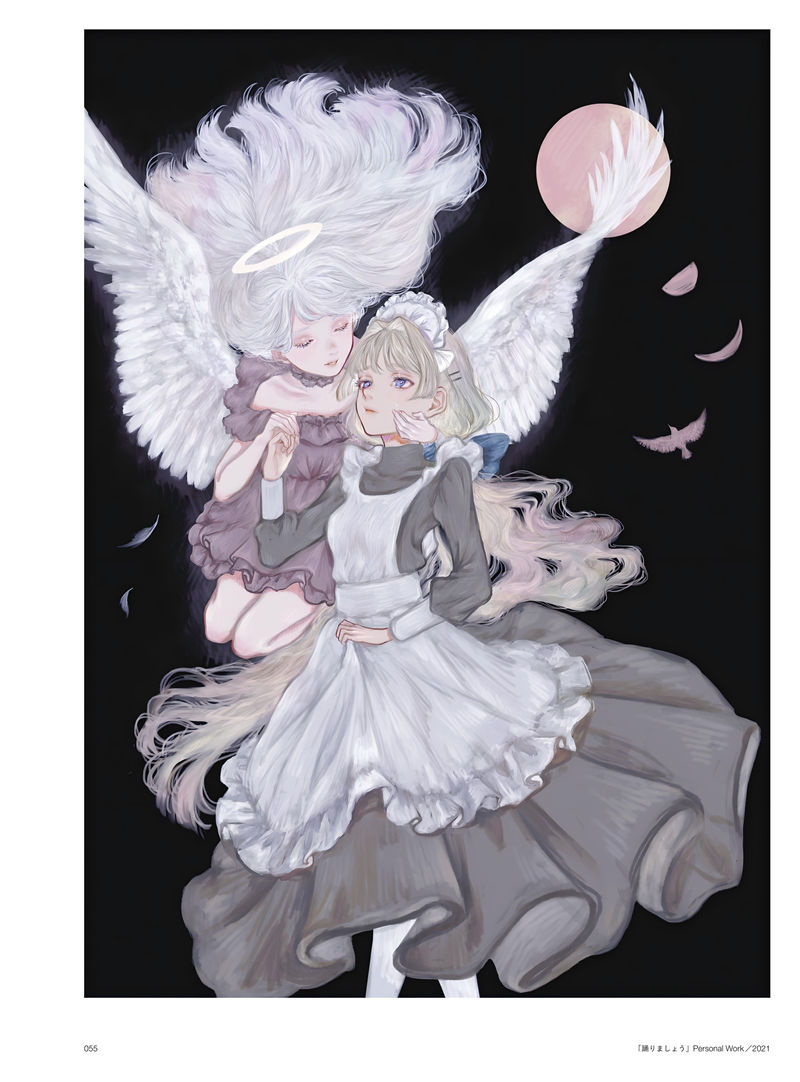 [会员][画集]灯に色づく日 shirone作品集 ILLUSTRATION MAKING ＆VISUAL BOOK[214P]