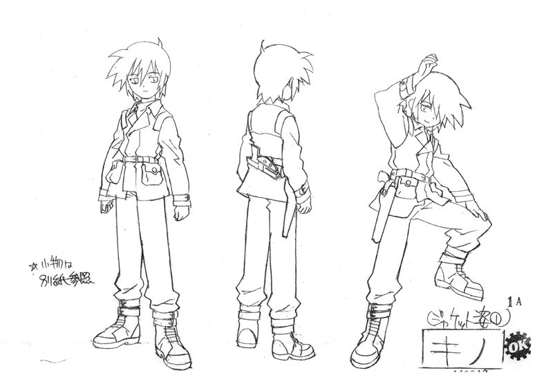 [会员][画集]奇诺之旅 动画原画设定资料集[60P]