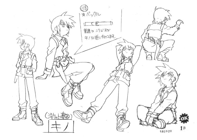 [会员][画集]奇诺之旅 动画原画设定资料集[60P]