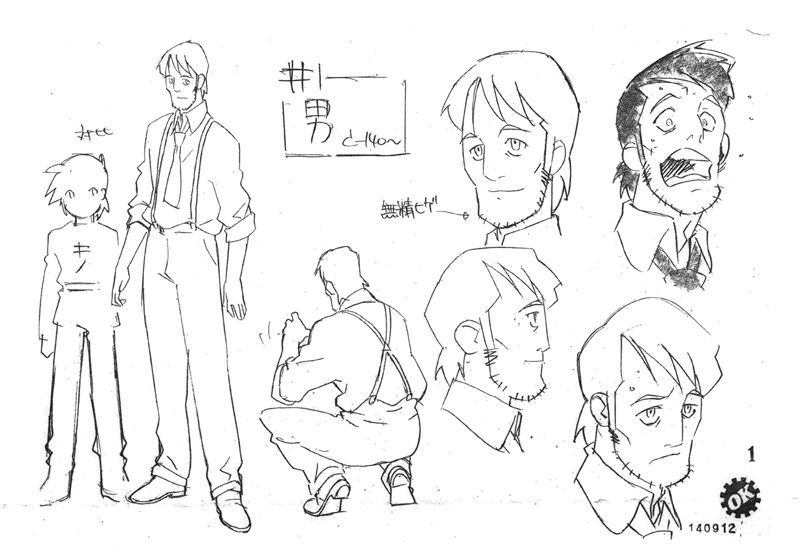 [会员][画集]奇诺之旅 动画原画设定资料集[60P]