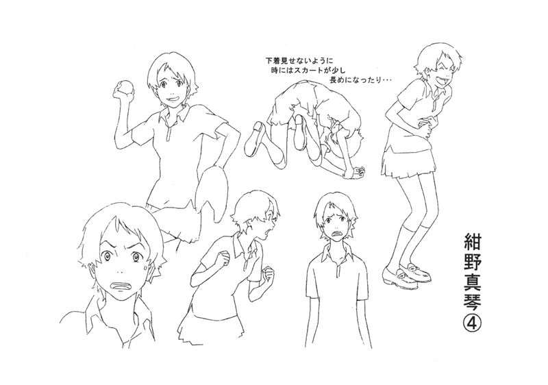 [会员][画集]穿越时空的少女 动画原画设定资料集[50P]