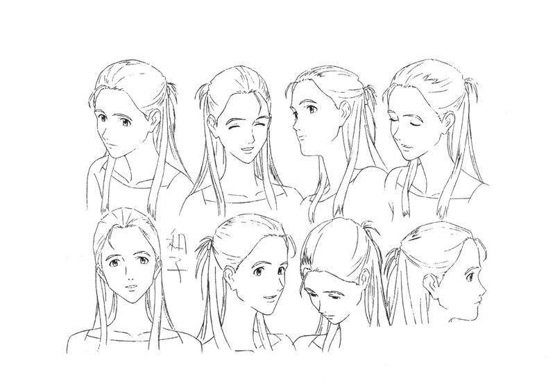 [会员][画集]穿越时空的少女 动画原画设定资料集[50P]