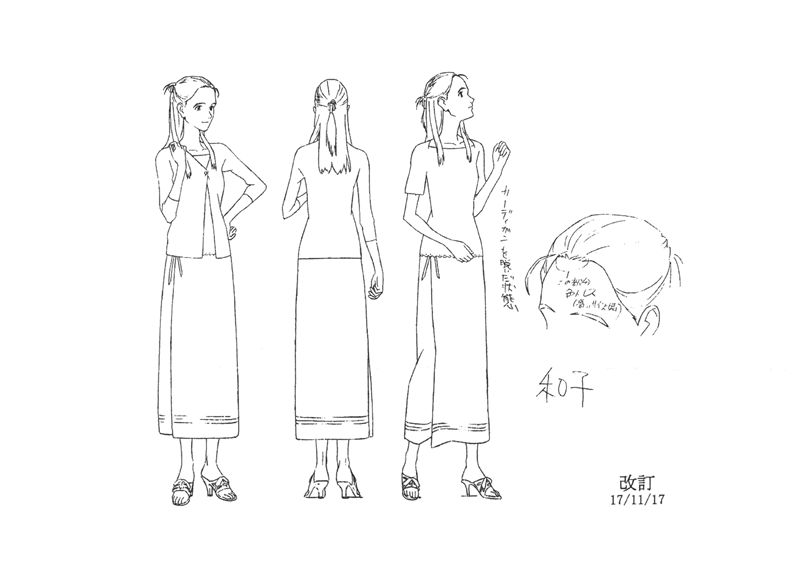 [会员][画集]穿越时空的少女 动画原画设定资料集[50P]