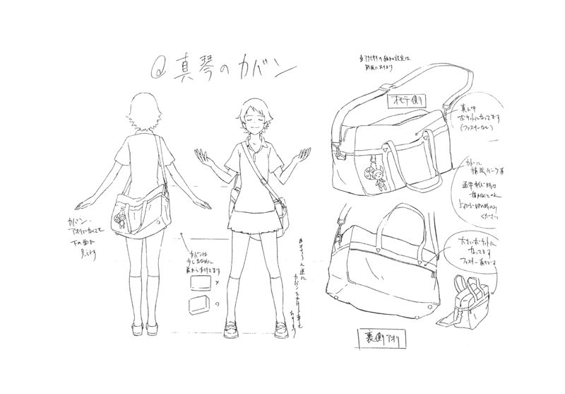 [会员][画集]穿越时空的少女 动画原画设定资料集[50P]