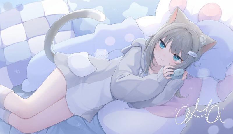 [会员][Vtuber]Nachoneko 高清图片CG包[288P]