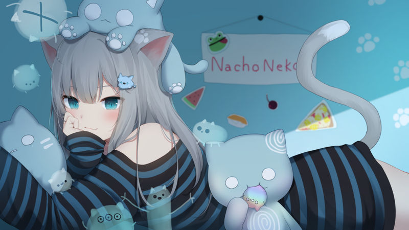 [会员][Vtuber]Nachoneko 高清图片CG包[288P]