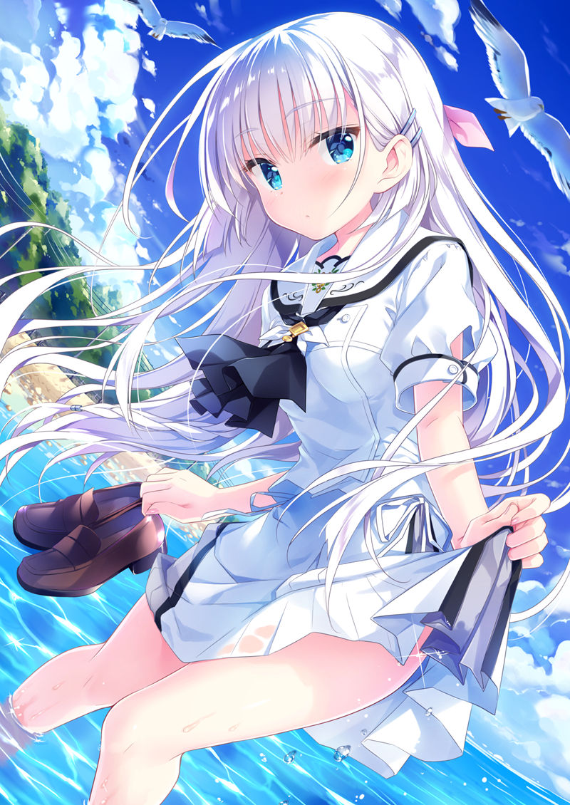 [会员][Summer Pockets]鸣濑白羽 高清图片CG包[698P]