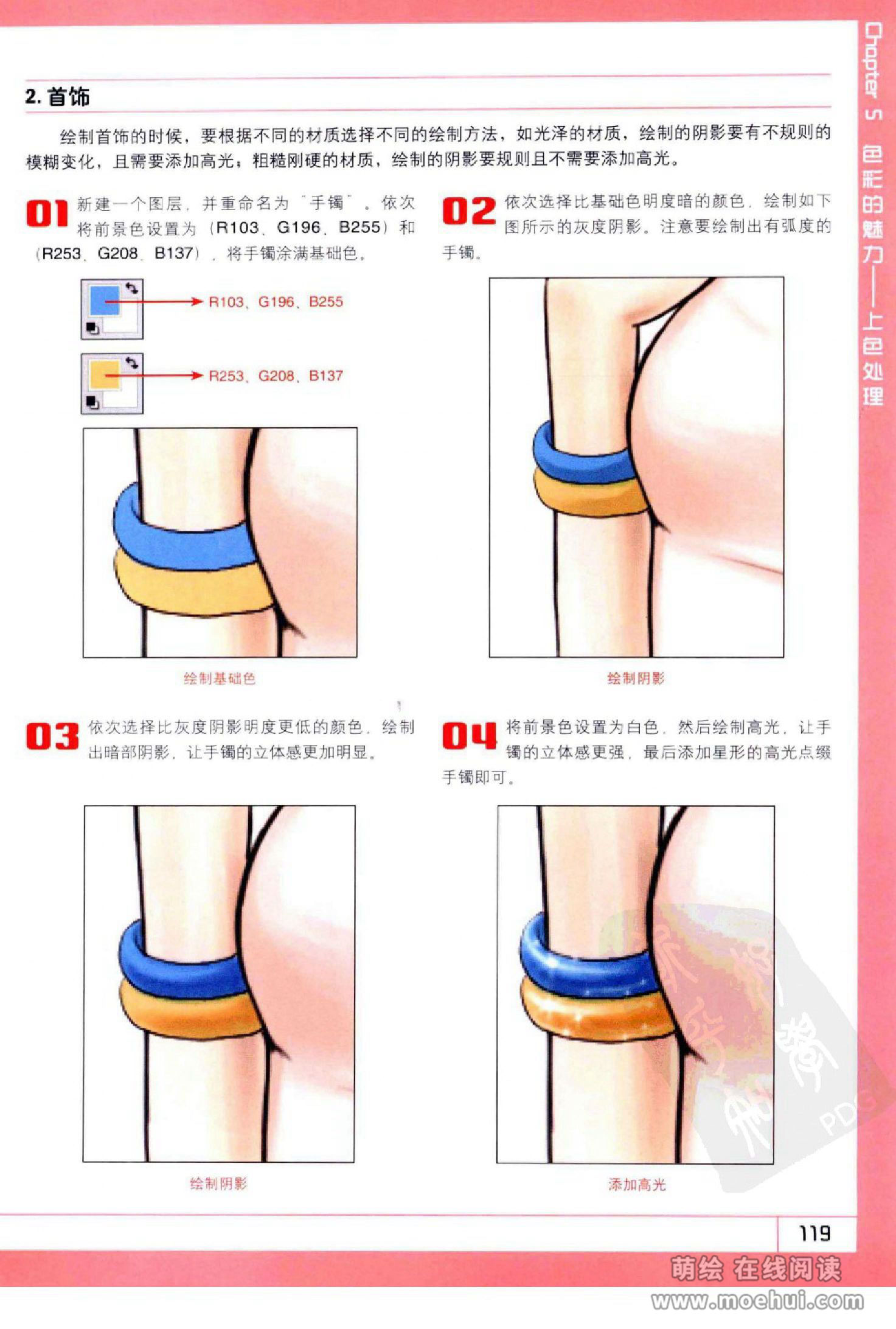 [在线试读]Photoshop CS5卡通漫画人物绘制技法[340P]