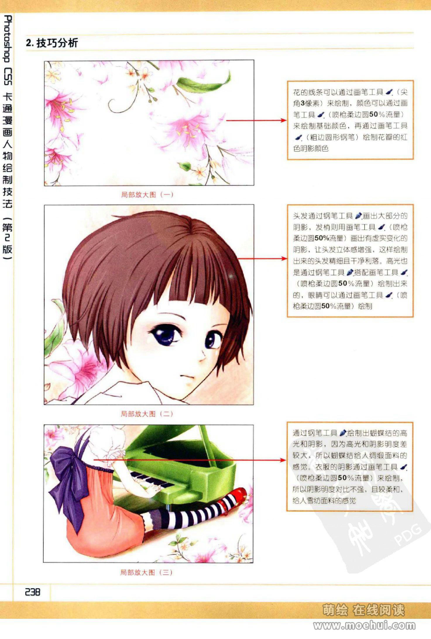 [在线试读]Photoshop CS5卡通漫画人物绘制技法[340P]