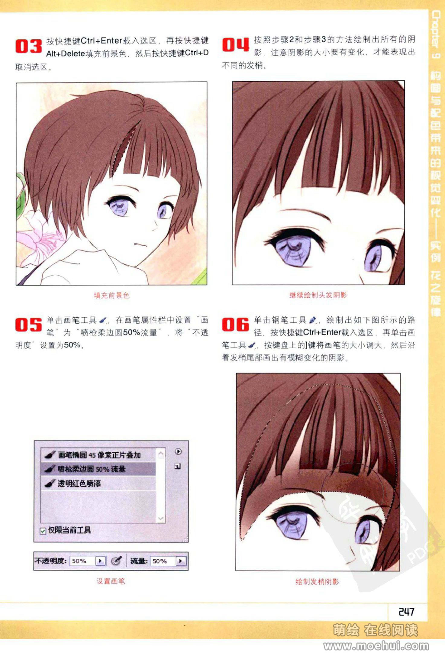 [在线试读]Photoshop CS5卡通漫画人物绘制技法[340P]
