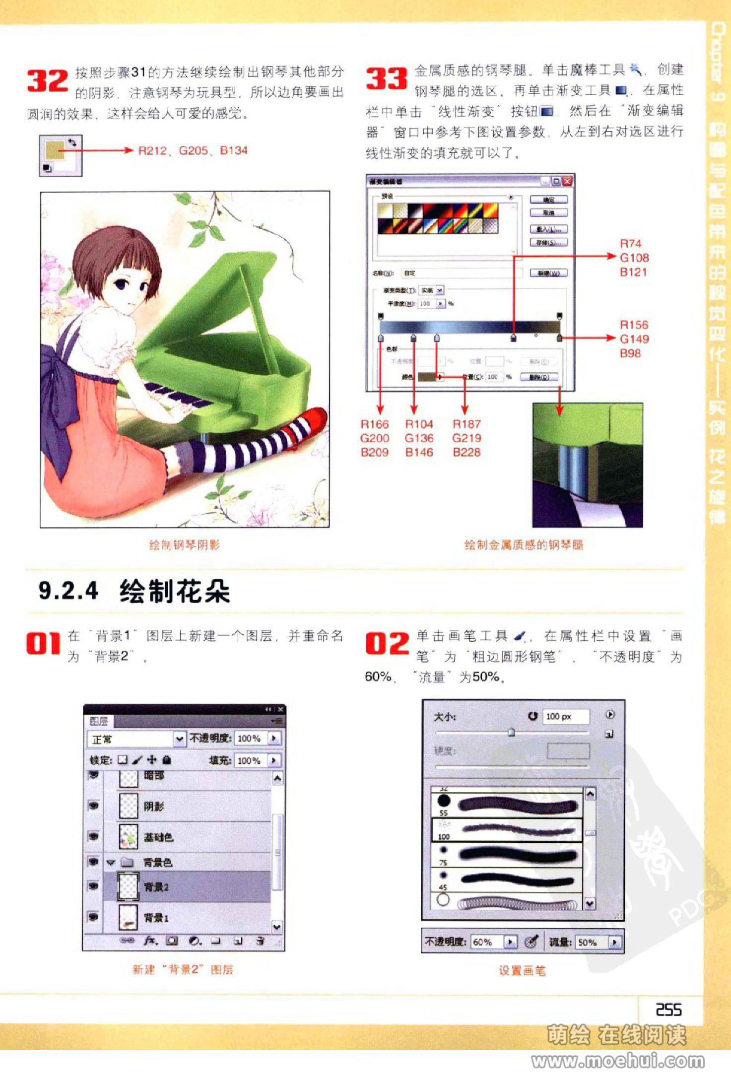 [在线试读]Photoshop CS5卡通漫画人物绘制技法[340P]