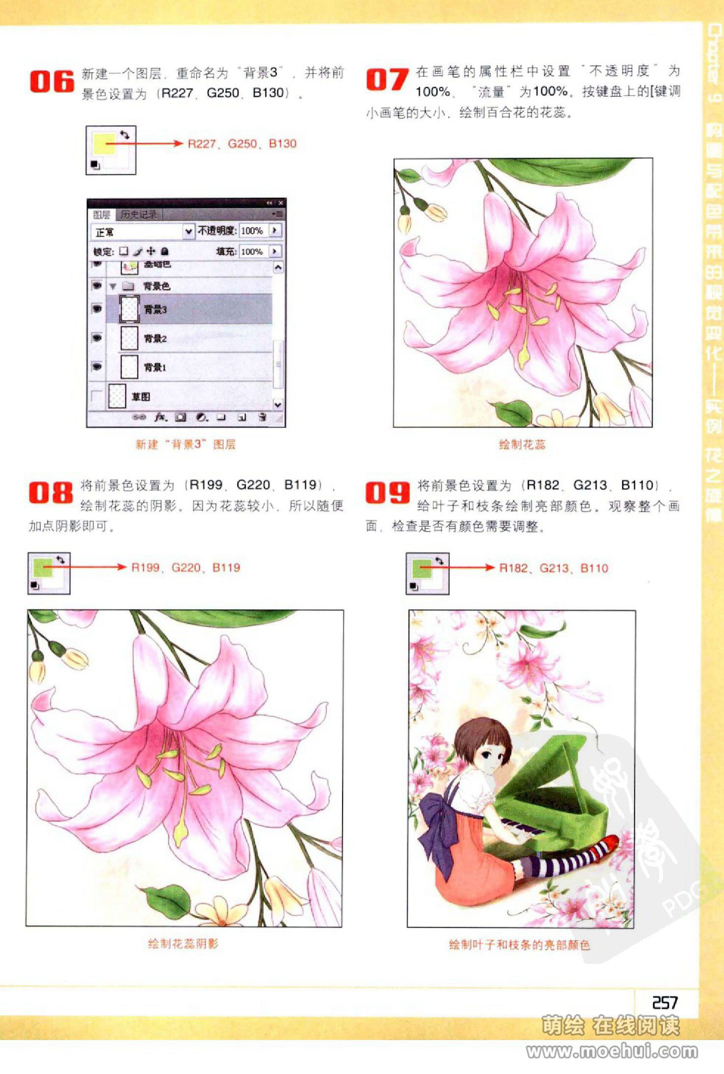 [在线试读]Photoshop CS5卡通漫画人物绘制技法[340P]