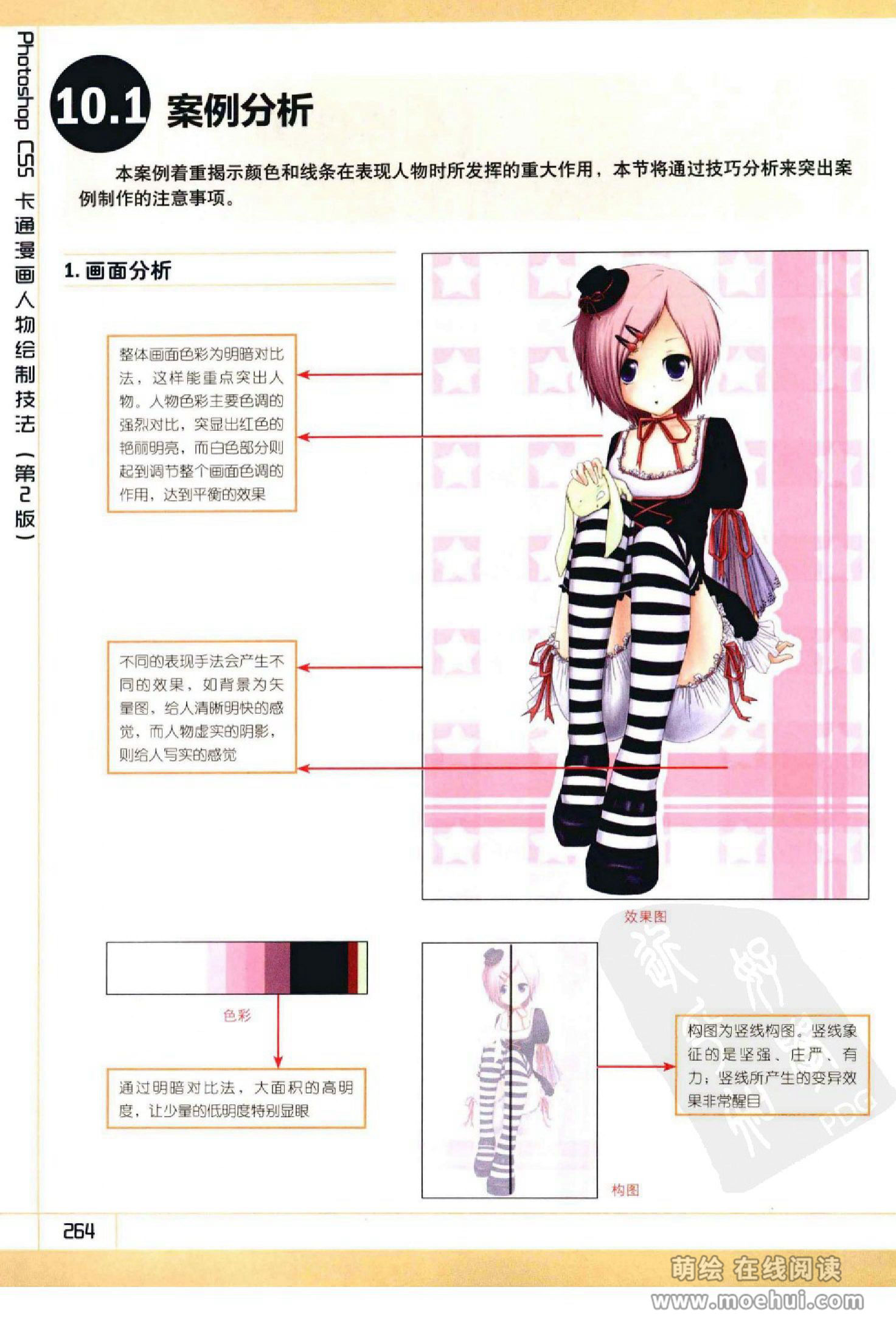 [在线试读]Photoshop CS5卡通漫画人物绘制技法[340P]