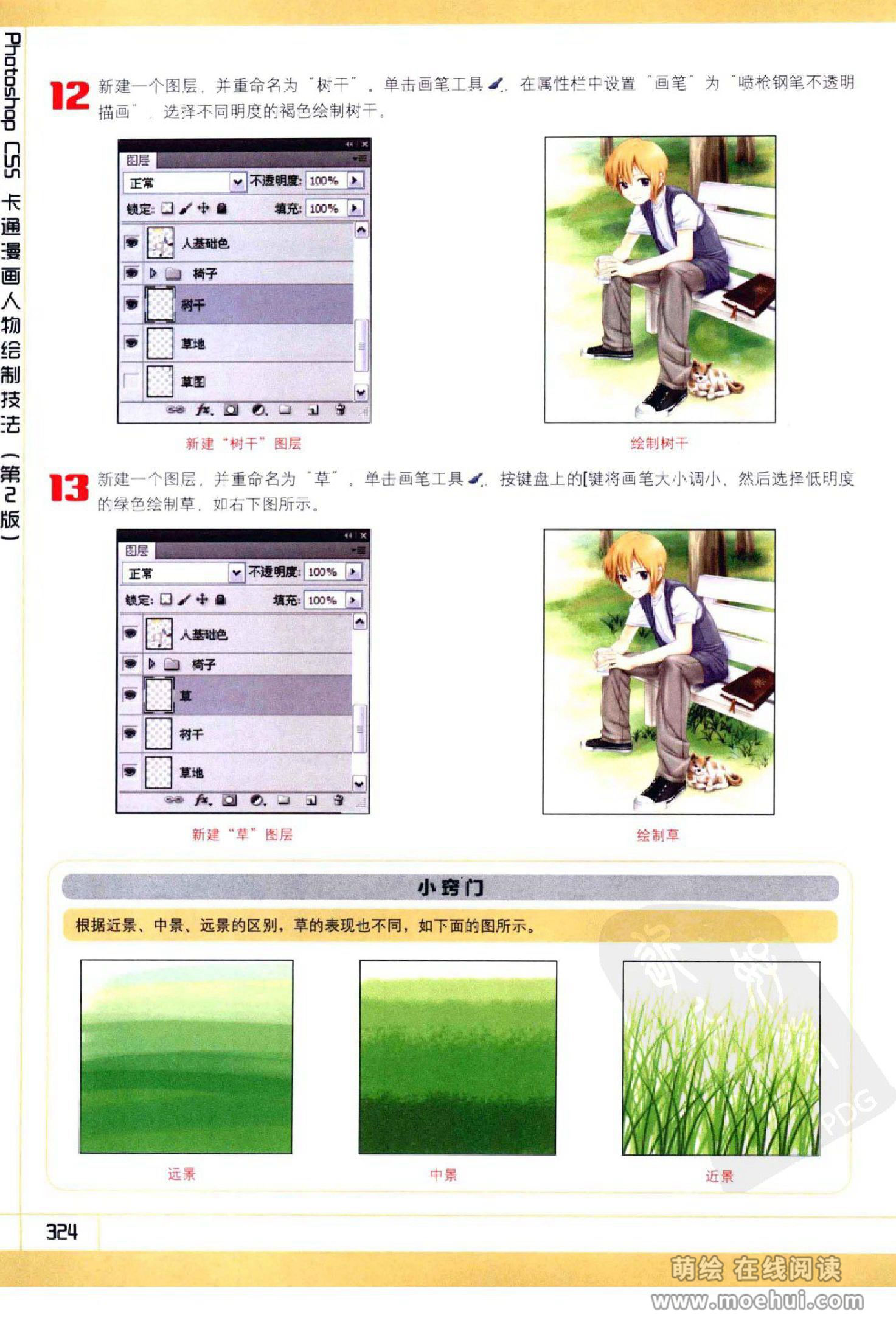 [在线试读]Photoshop CS5卡通漫画人物绘制技法[340P]