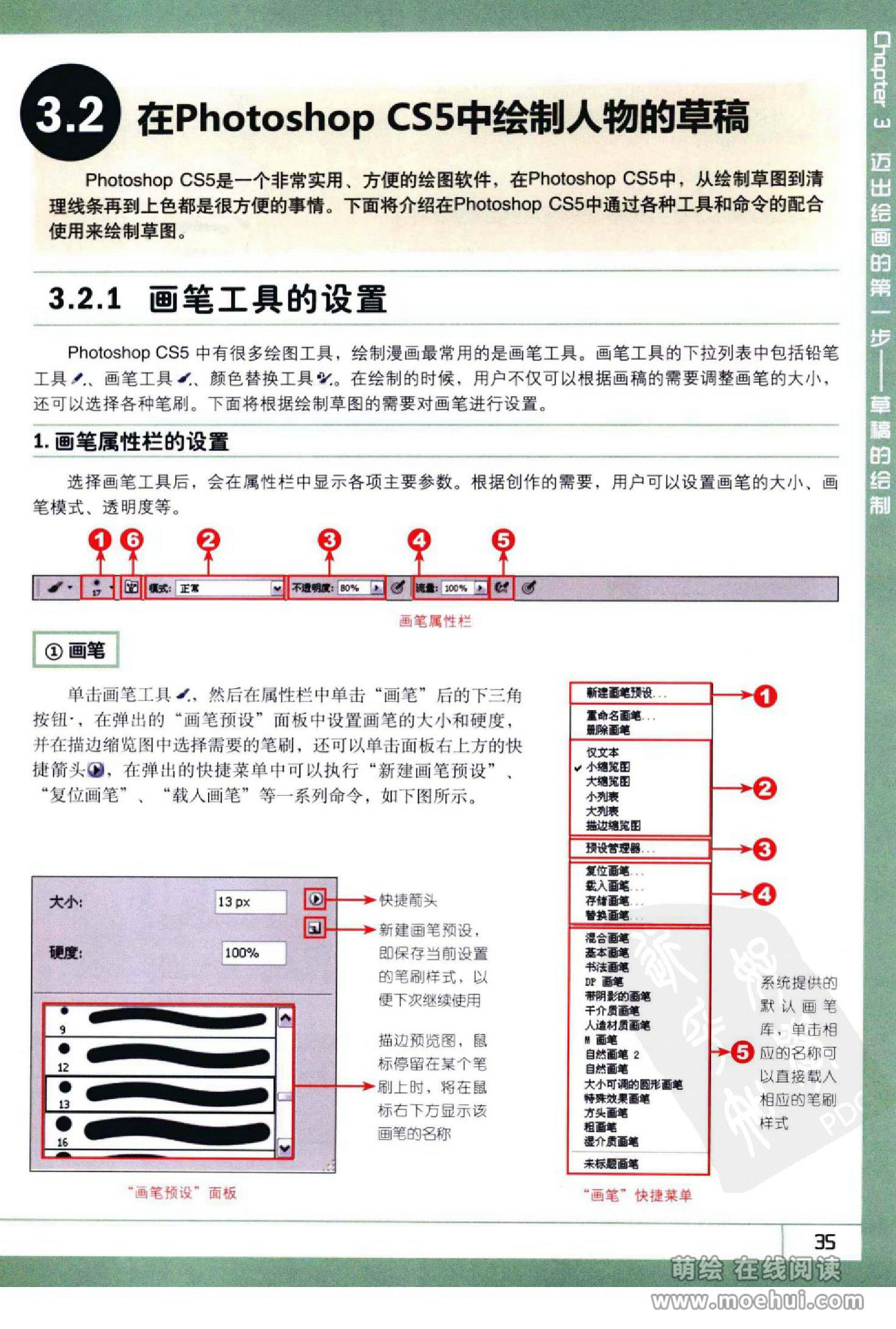 [在线试读]Photoshop CS5卡通漫画人物绘制技法[340P]