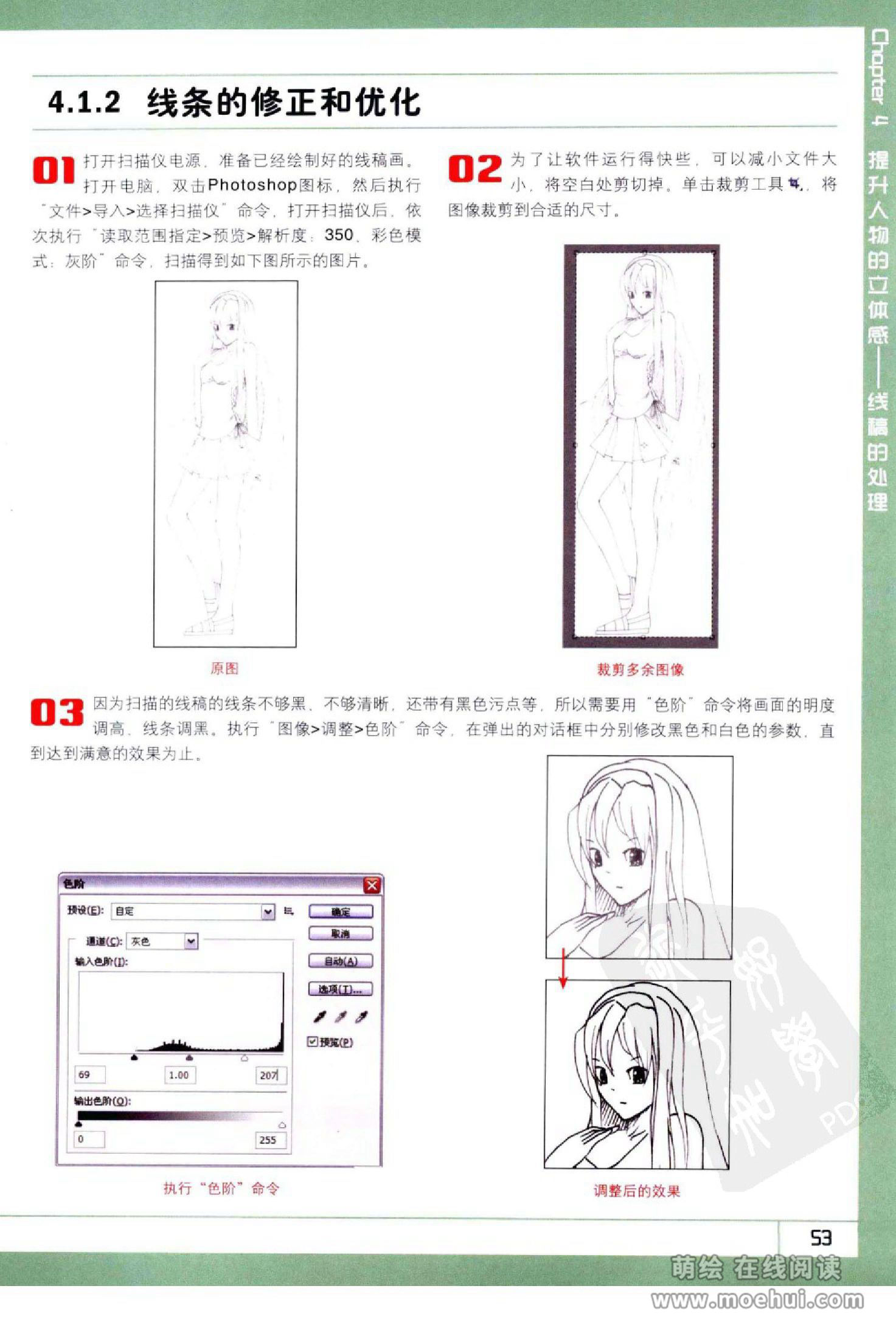 [在线试读]Photoshop CS5卡通漫画人物绘制技法[340P]